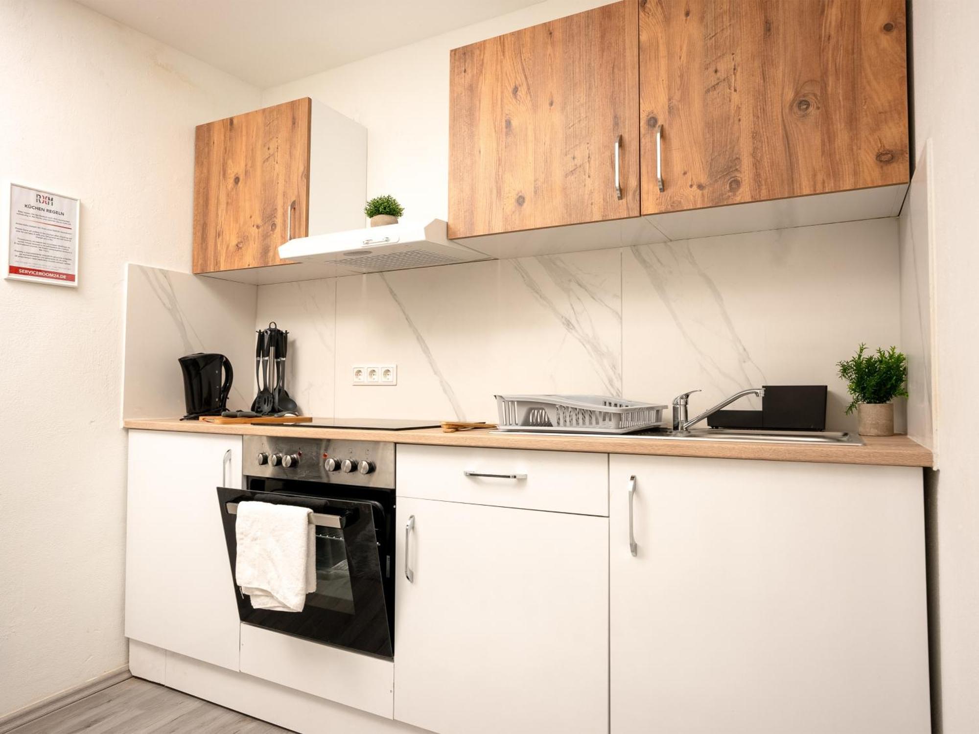 Serviceroom24 - Apartment 4 In Herten Wlan - Smart-Tv - 24-7 Check-In Und Kueche Екстер'єр фото